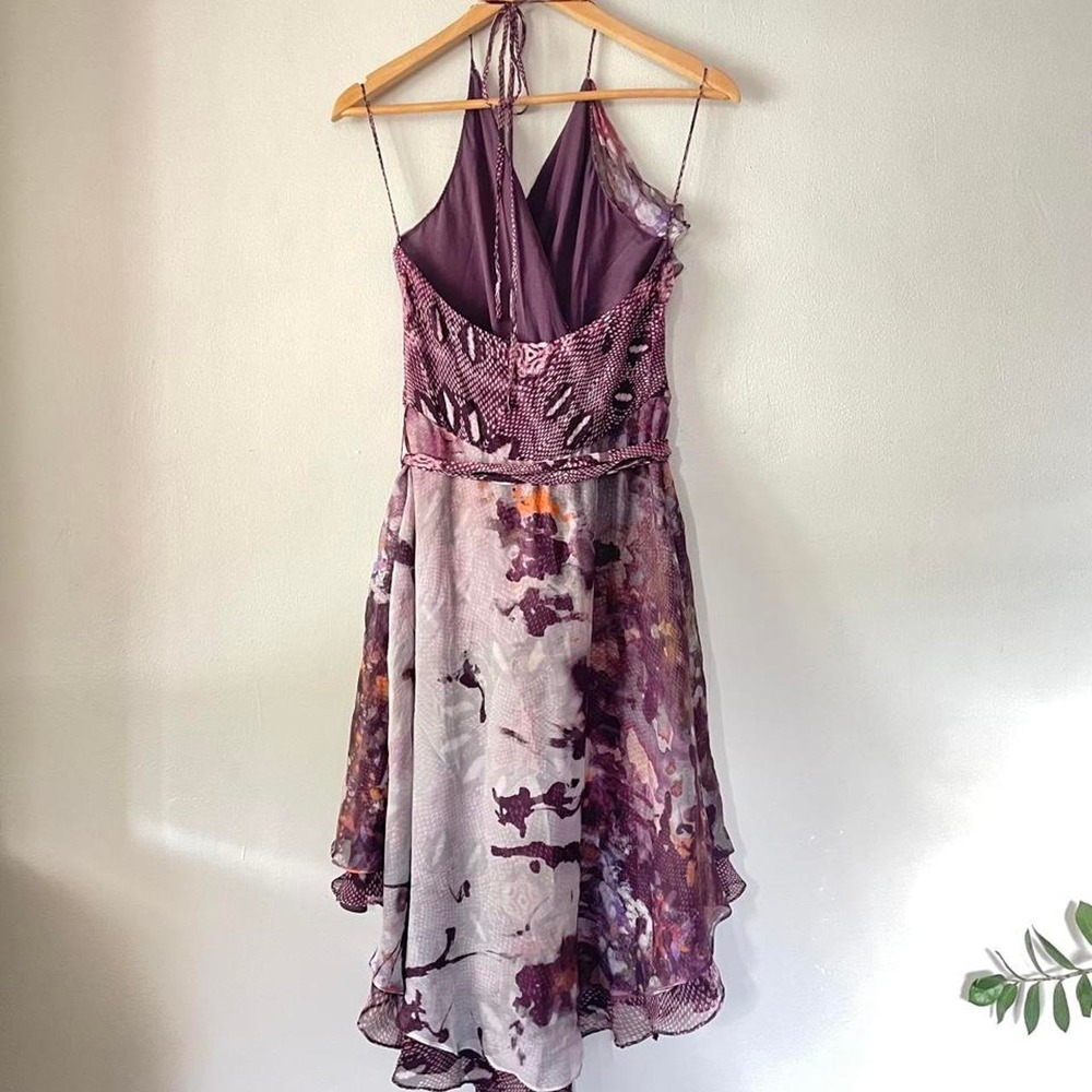 Haute Hippie 100% Silk Flutter Dress Size M - Picture 5 of 7